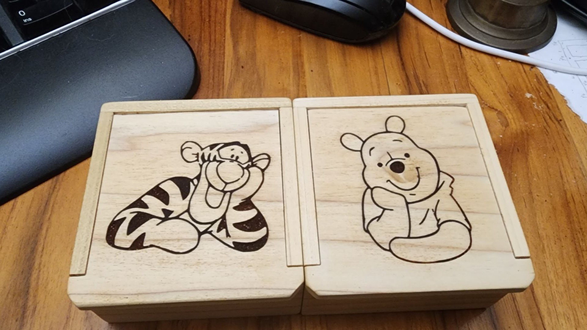 Laser Engraved Wooden Boxes