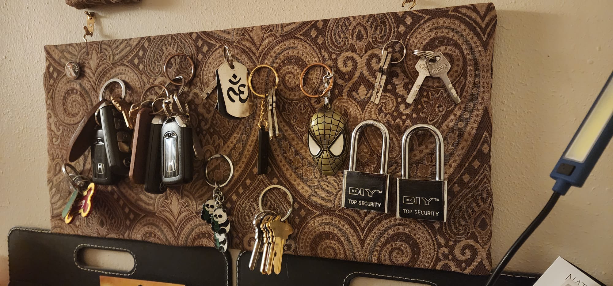 Custom Key Holder Board