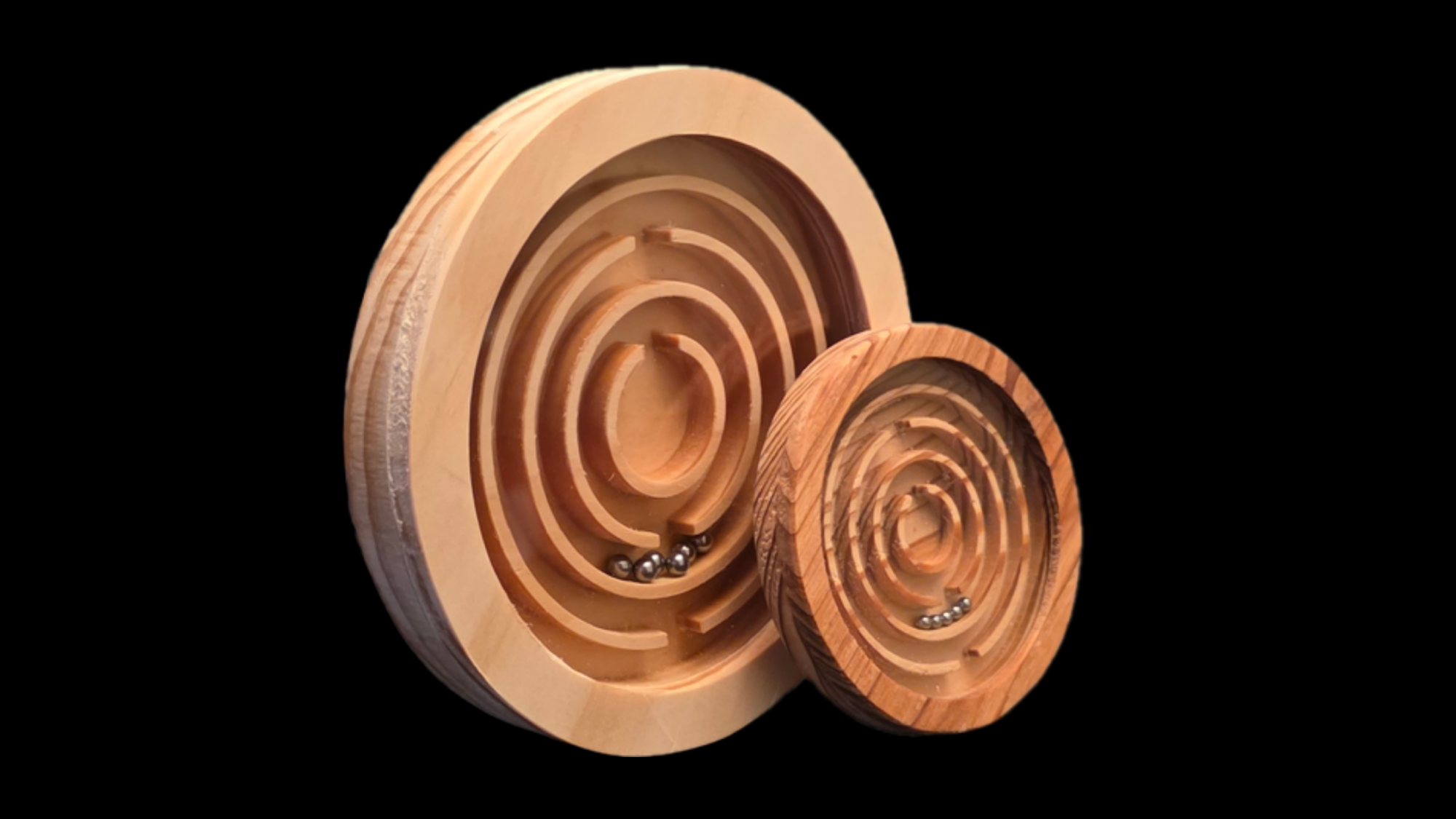 Wooden Marble Maze Game