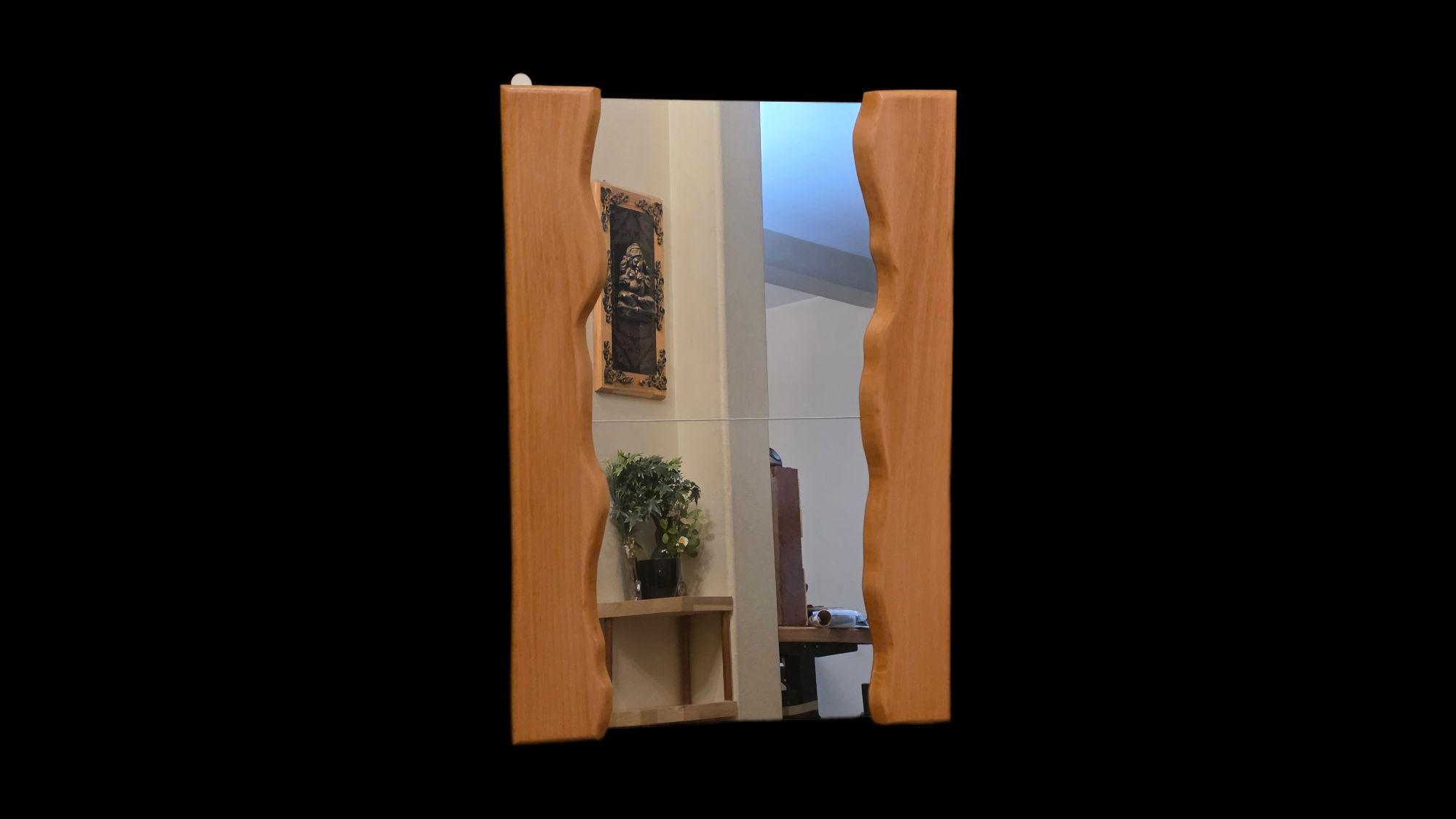 Live Edge Wooden Mirror Frame